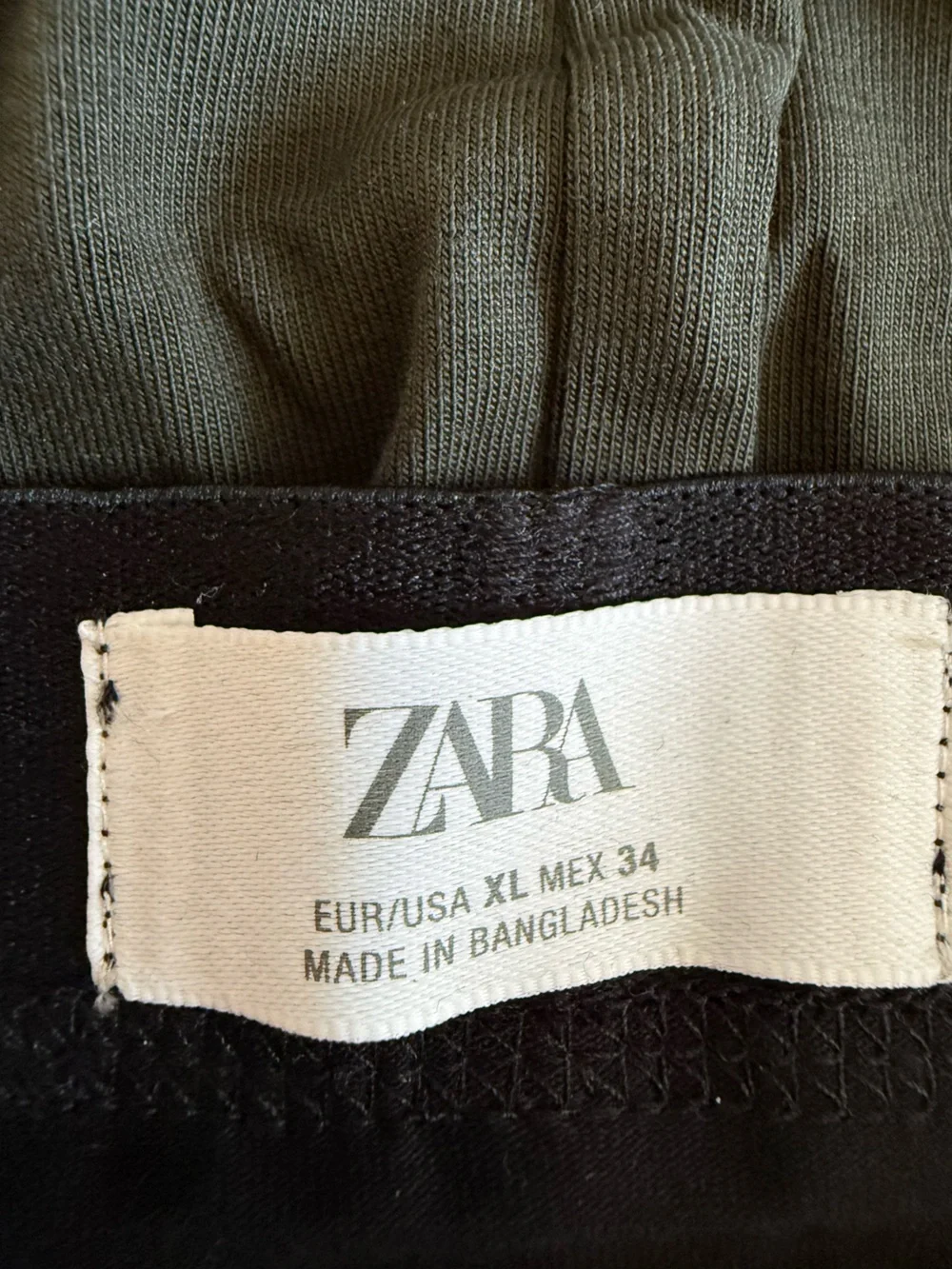 ZARA 3 Pack Soft Boxer Briefs Black Green Beige Size XL NEW IN BOX